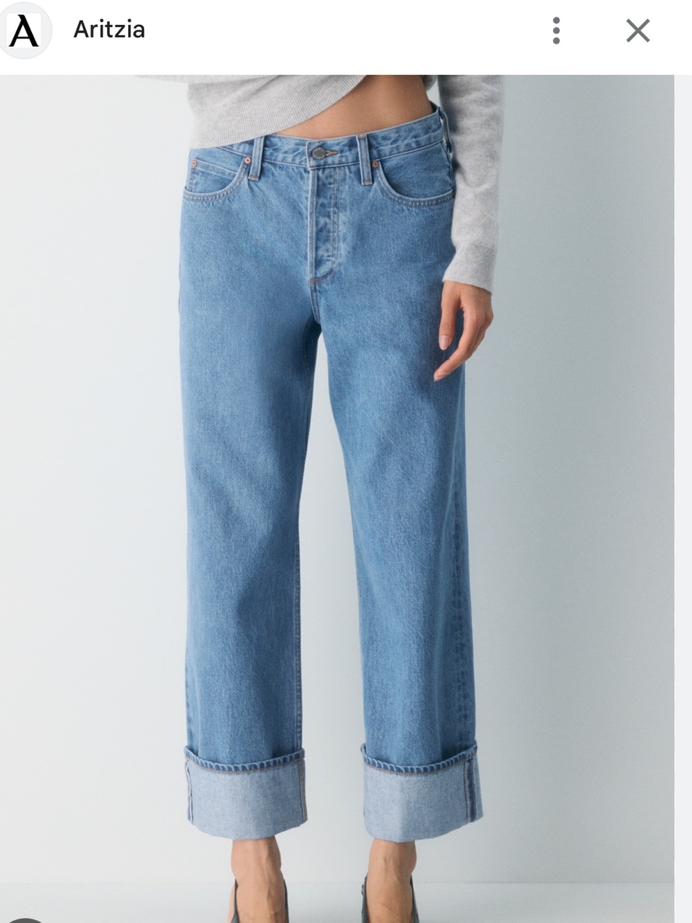 Aritzia Denim Forum Lo Rose Baggy